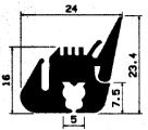 KL 1309 - EPDM-Befestigungsprofile - Klemmprofile / Befestigungs- und Dichtungsprofile