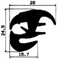 KL 1356 - stabilizing EPDM profiles - Stabilizing and stretcher profiles