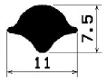 KL FR 0670 - EPDM Dichtungs-Gummiprofile - Klemmprofile / Befestigungs- und Dichtungsprofile