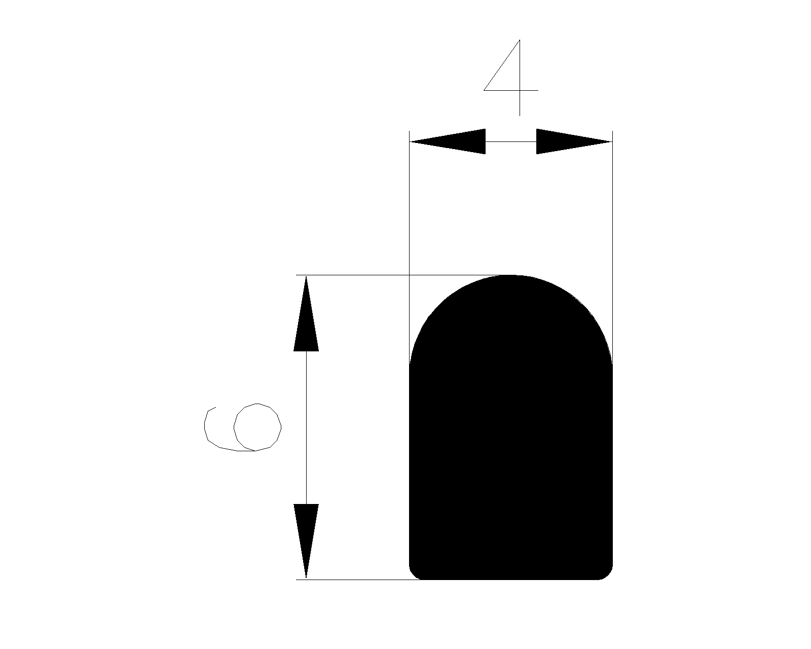 19950403KG - EPDM sponge profiles - Semi-circle, D-profiles