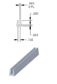 KLF0017 - rubber profiles - U shape profiles